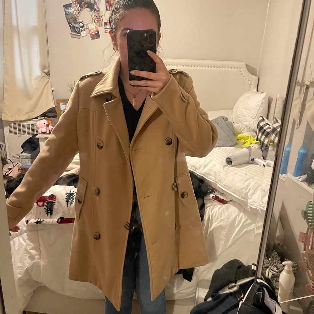 Beige Peacoat